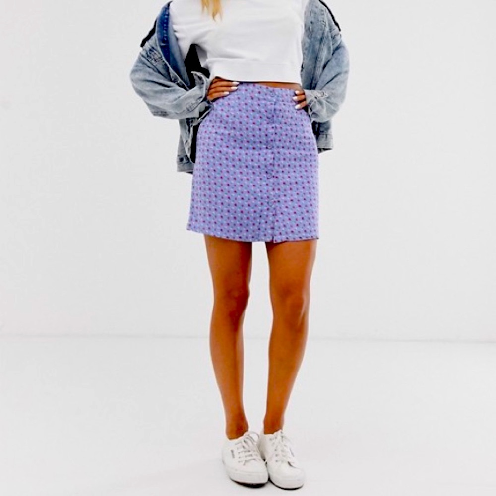 NWT Purple Daisy Skirt